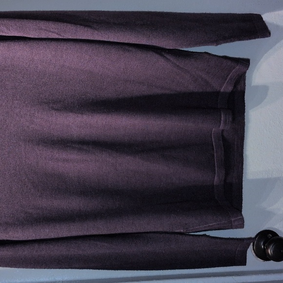 Patrick Assaraf M Extra Fine Merino Wool Eggplant - Picture 6 of 10